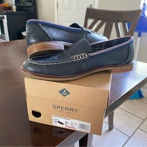 Sperry Penny Loafers - Seaport Penny TumbledNavy